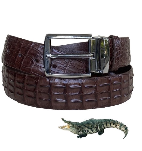 1 One World Handmade Braided Leather Belt Brown with Silver  display picture 1