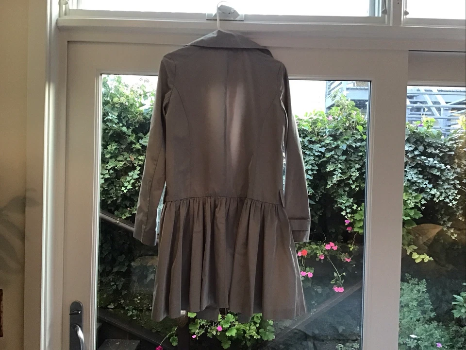 Pink Tartan Silver Color Coat Size 4, Made In Canada - Image 4 of 4