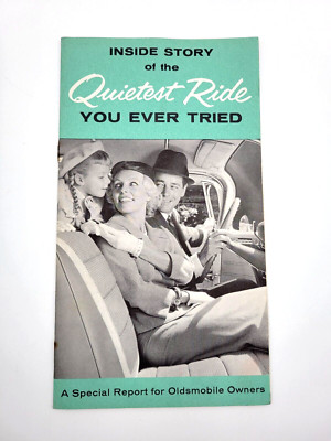 Vintage 1960 Oldsmobile Brochure Quietest Ride You Ever Tried Super Dynamic 88