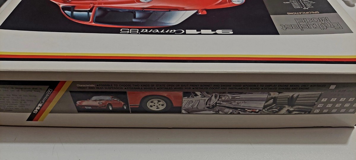 Maquette Fujimi 1/24 - Porsche 911 Carrera Cabriolet '85 - Réf EM-4 8004 - Neuve