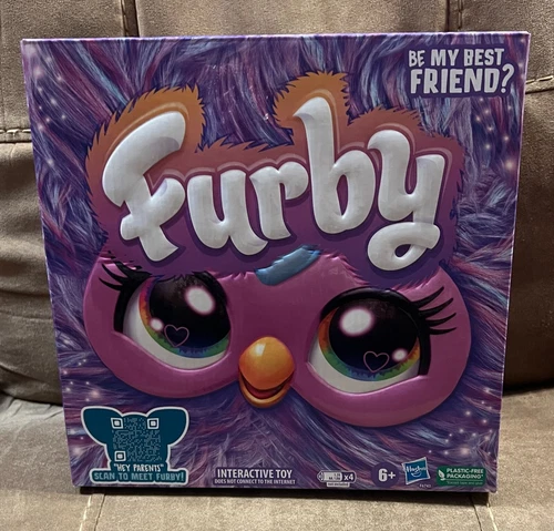 NEW IN BOX Furby Talking Interactive Electronic Toy Plush Hasbro Purple Blue