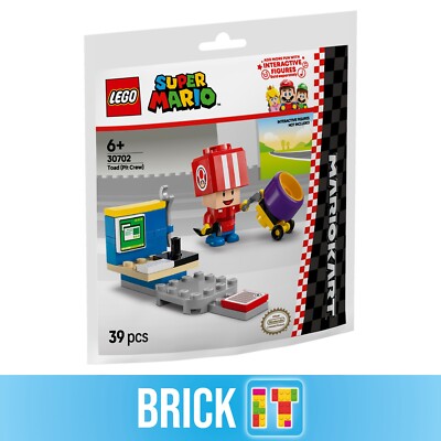 LEGO Super Mario - Mario Kart   Toad Boxencrew - 30702