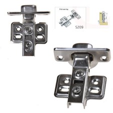 x 2 Cerniere Supporti Agganci Ante Mobili Pensili Apertura 110° Regolabili dfh