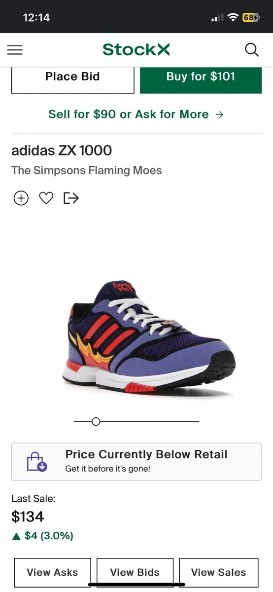 adidas ZX 10000 Black for Sale | Authenticity Guaranteed | eBay