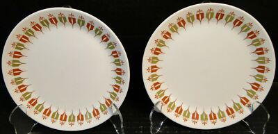 Syracuse Captain's Table Dinner Plates 10 1/2'' Restaurant Ware Set 2 Excellent