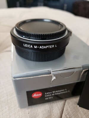 Leica M Adapter L Schwarz, ArtNr.18771, Demogerät, 1 Jahr Garantie Inkl 20 Mwst