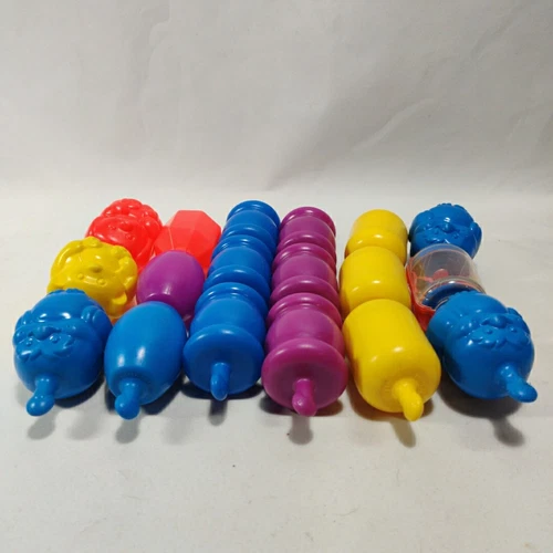 18 Vintage Fisher Price Pop Beads 1970-1990 More Than A Set! Toddler Baby Toys