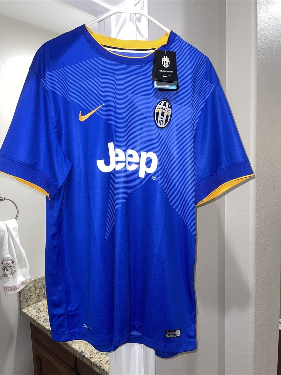 Nike Custom NEDVED XL 2014 2015 Juventus Away Shirt Jersey