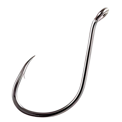 Owner 5115-051 SSW Octopus Hook Super Needle Point Sz6 Black Chrome 10 per Pack