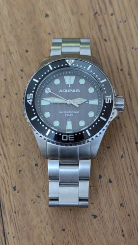 AQUINUS Hydrautica ASSQR7BSGY001 Swiss Made Dive Watch - Picture 12 of 13