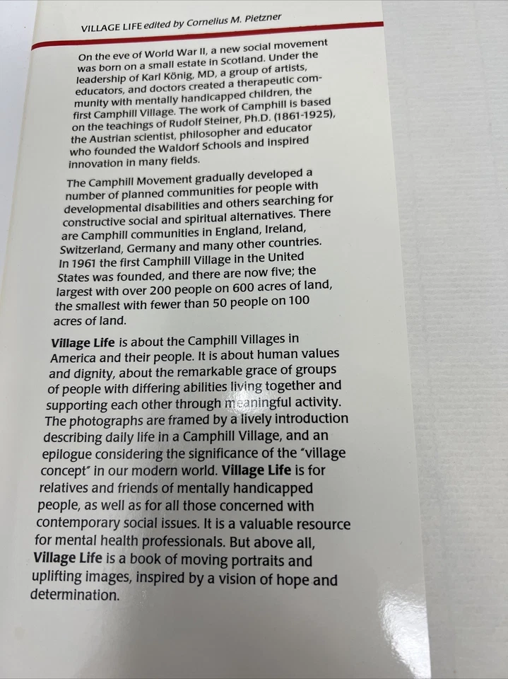 Подписанный Пит Сигер с эскизом ДЕРЕВЕНСКАЯ ЖИЗНЬ: СООБЩЕСТВА CAMPHILL HC DJ - Изображение 4 из 4