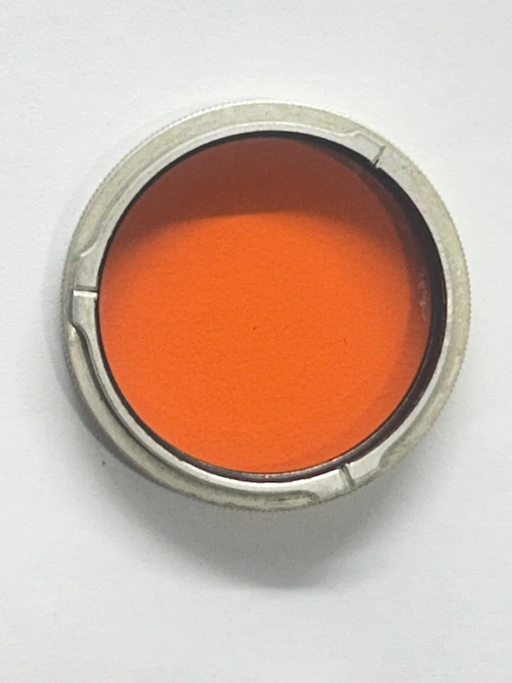 Rolleiflex Original Bay I Set Of 3 Filters. UV Filter & Two Orange Filters. - Image 3 of 4