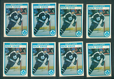 1982-83 O-Pee-Chee #335 Rick Vaive 8 Card Lot NM-Mint Maple Leafs