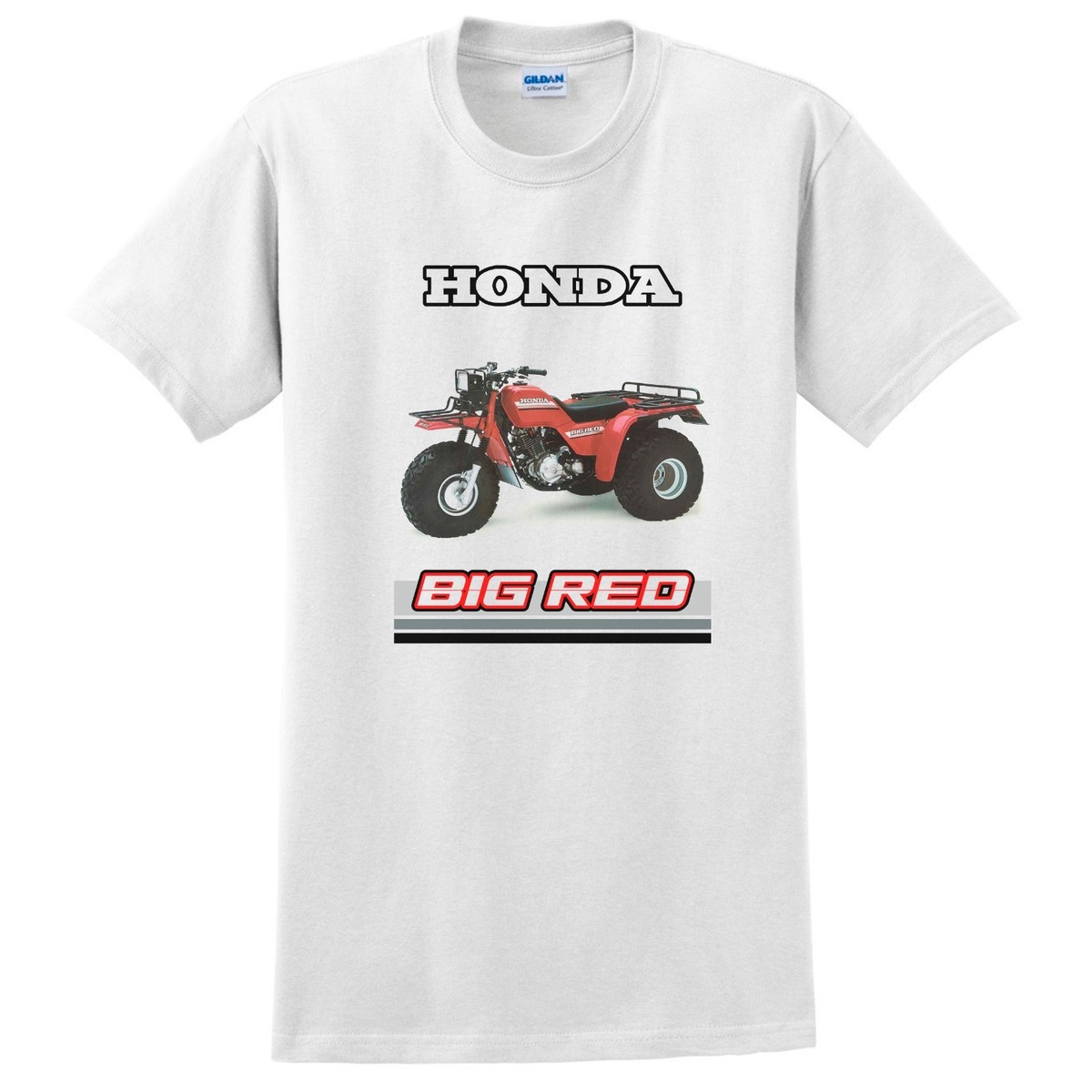 Honda Big Red 250ES Custom Tee T-shirt 3 Wheeler 250 ES ATC | eBay