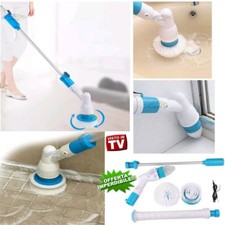 SPAZZOLA ROTANTE PULIZIA ELETTRICA SPIN SCRUBBER HURRICANE SENZA FILI CASA