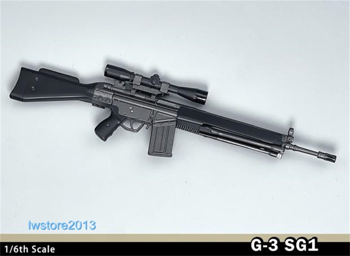 1:6 Gun Model G3 SG1 sniper Rifle Weapon For 12'' Male HT Action