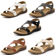 Women Sandals Arch Support Orthopedic Flat Comfortable Summer Walking Shoes