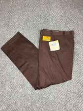 Vintage 70's Levi's Womenswear Slacks Size 29x34 Brown Classic Adult NOS