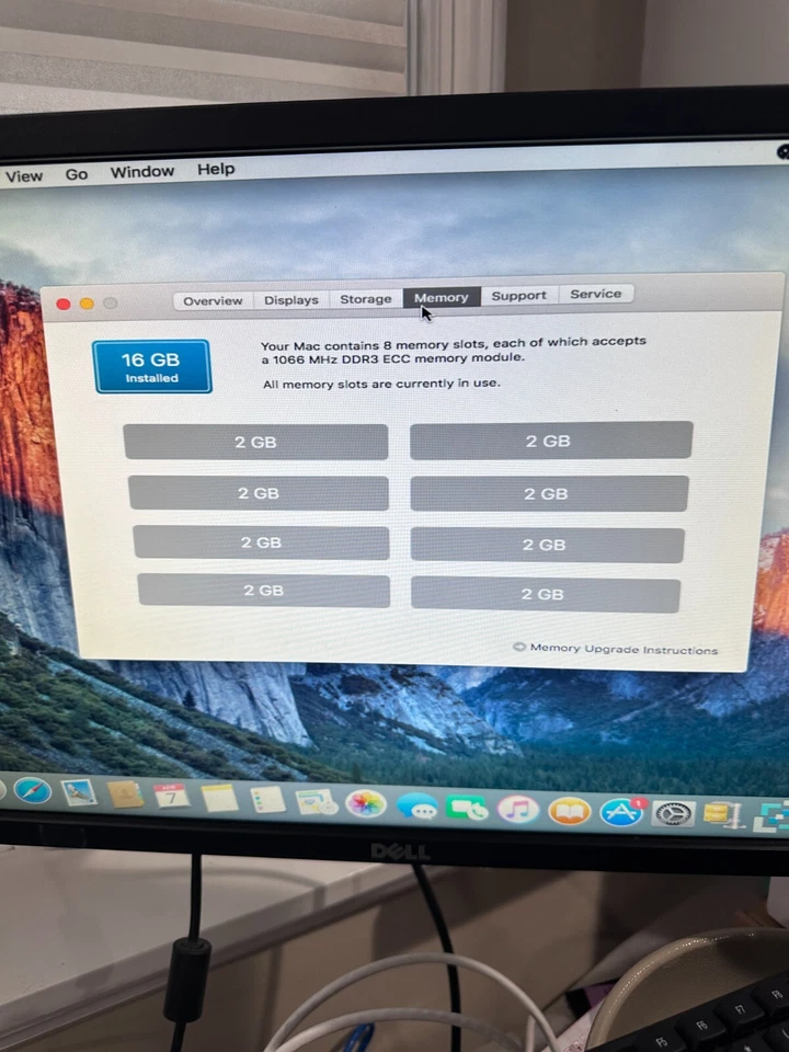 Mac Pro (Early,2009) 2 x 2.26 GHz Quad-core  Xeon / 16GB Ram / 1TB SSD - Image 4 of 4