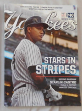 July 2017 New York Yankees Program Magazine Starlin Castro Luis Severino Poster