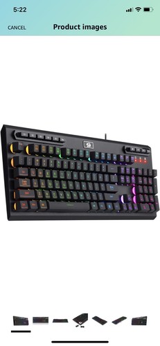Redragon K552 Wired Mechanical Gaming Keyboard - Picture 4 of 5