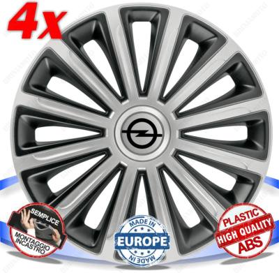 SET 4 BORCHIE COPPE RUOTA COPRI CERCHI RAPIDE NC DC 16 POLLICI COMPATIBILE VW