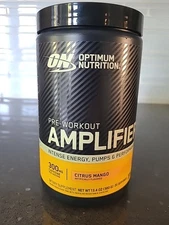Optimum Nutrition Pre Workout Amplifier Powder Citrus Mango 20 Servings ON 2026