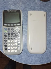 Texas Instruments TI-84 Plus Graphing Calculator w/ Sliding Cover Gray FOR PARTS