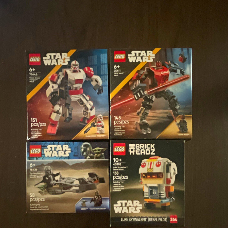 NIB LEGO STAR WARS SET BUNDLE! Sealed with minifigures included.