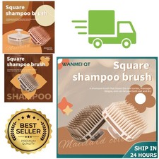 Silicone Scalp Massage Shampoo Brush Hair Washing Comb