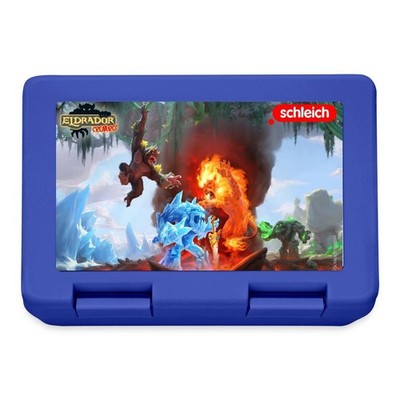 Schleich Eldrador Creatures Eiswelt und Lavawelt Brotdose Lunchbox, One size