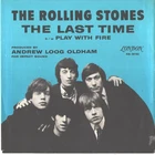 ROLLING STONES-PICTURE SLEEVE + 45--(THE LAST TIME)--PS--PIC--SLV