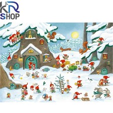 Sticker / Adventskalender Im Wichtel,Wimmelwald