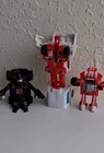 VINTAGE TRANSFORMERS GO-BOTS Z-BOTS LOT OF 3 - NASHER, FIRST AID, LOCK DOWN