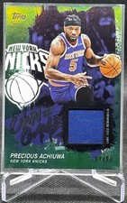2025-26 Topps Basketball - Precious Achiuwa Own The Game Green #/99 Game Used 