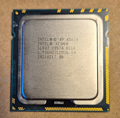 Intel Xeon X5670 6-Core 2,93GHz 12MB Cache CPU Prozessor SLBV7 LGA1366