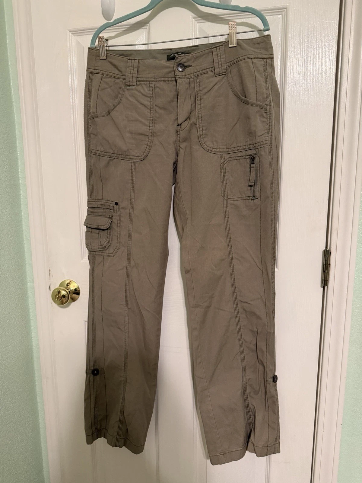Eddie Bauer Women's Cargo Capri Pants, Size 8
