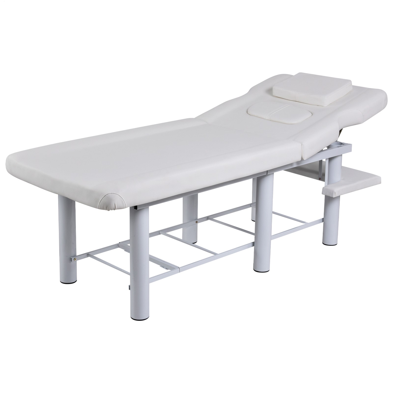 185cm Professional Stationary Massage Table With Backrest For Treatment Table