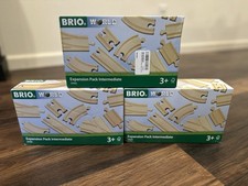 BRIO World Wooden Train Expansion Pack x3   48 Pieces Total