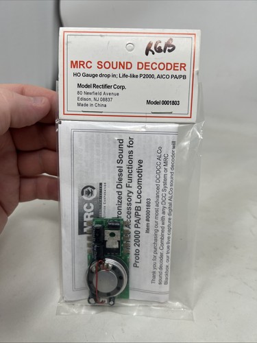 Decodificador de caída MRC escala HO realista P2000, artículo Alco PA/PB 0001803 | Condition: New