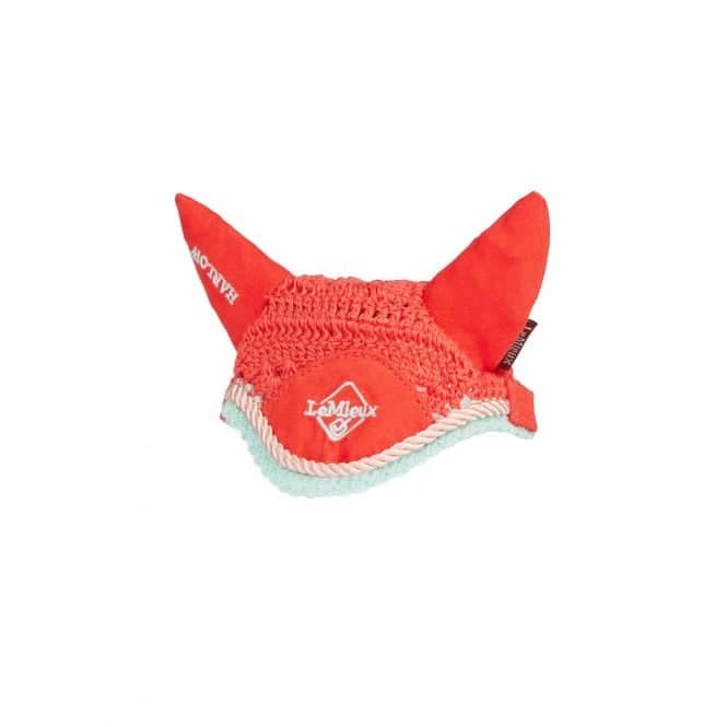 LeMieux Toy Pony Harlow Fly Hood - Coral Crush