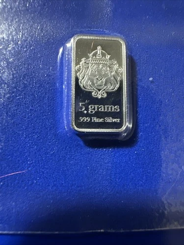 5 gram Silver Bar - Scottsdale Mint 5 g Silver Bullion Bar Factory Sealed #2654