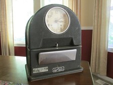 Vintage SIMPLEX Time Recorder Punch Clock - W...
