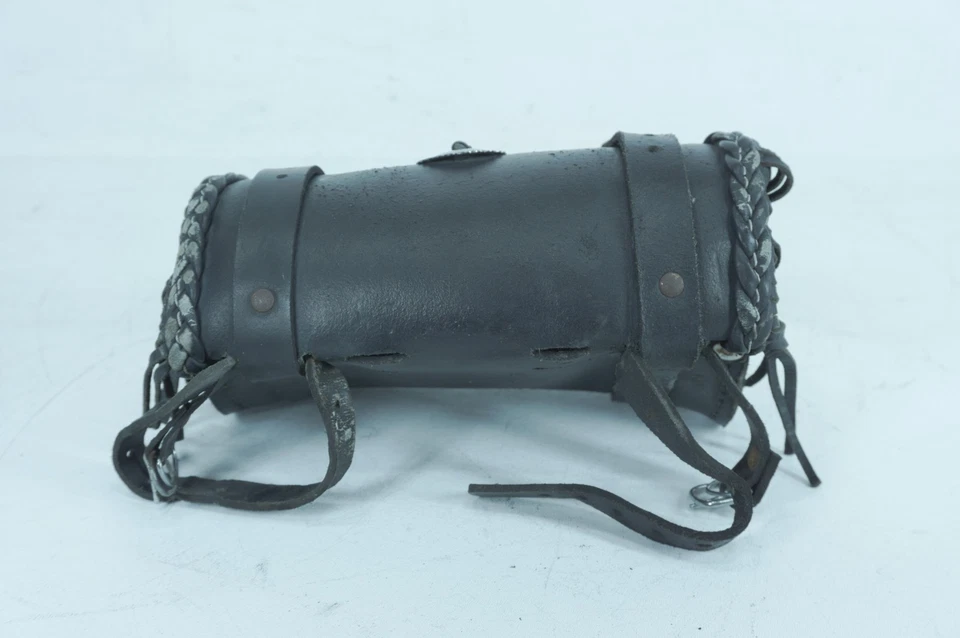 Harley Sportster Limited Liberty 1986 OEM bolsa de herramientas delantera a bordo almacenamiento de cuero Foto 2 de 4