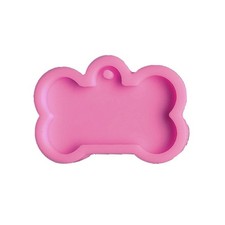 Handmade Pet Dog Love Heart Round Oval Keychain Charms Epoxy Resin Mold