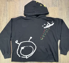 RARE Jetson Made Another One BoyMeetSpace Puff Print Hooded Sweatshirt Mens XL