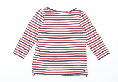 Mehrfarbiges Basic-T-Shirt Damen UK-Größe 8 Jack Wills