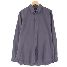 Strellson Men s Classic Shirt Purple Striped Regular Fit Lt6 Size 17 43