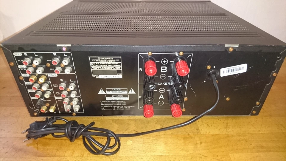 Pioneer A-777 Amplificador Amplificador Amplificador Poweramp HiFi Estéreo - Imagen 3 de 4