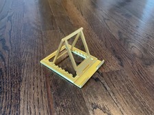 3-D printed compact adjustable phone and tablet stand GOLD 
